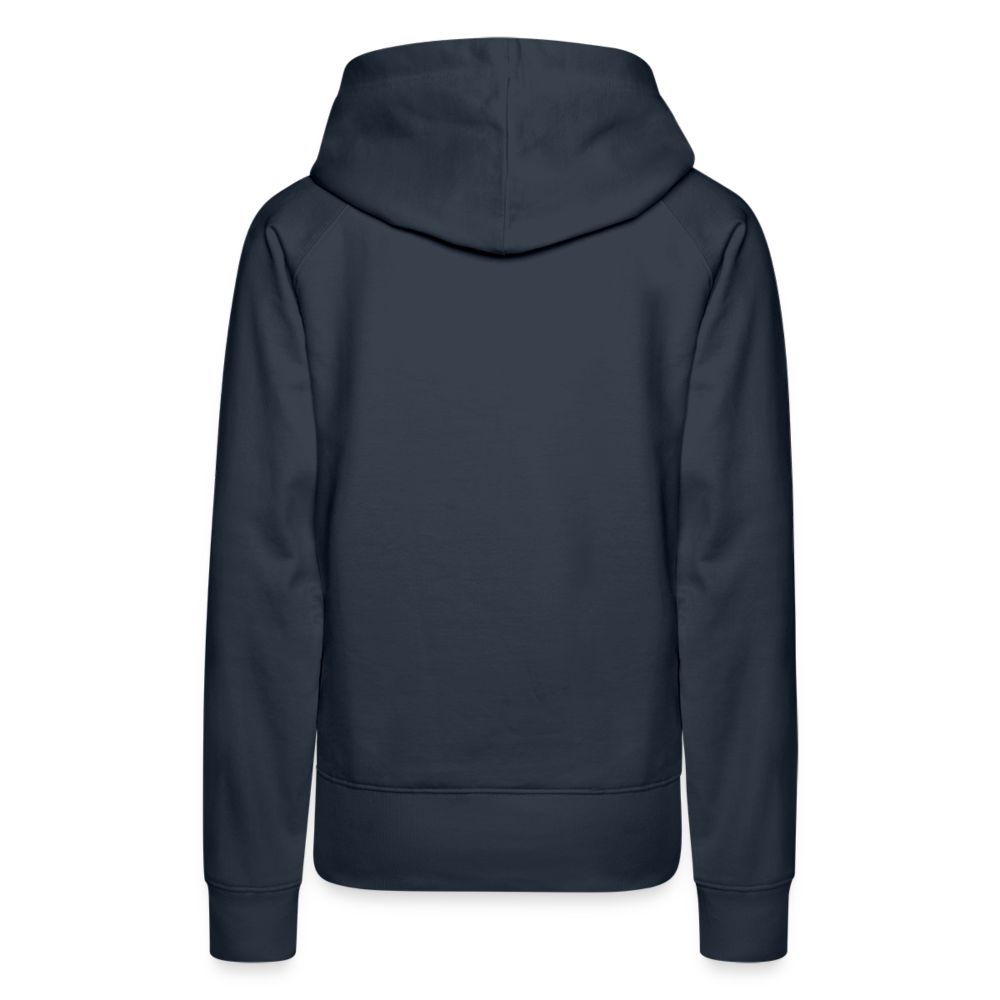 UNMEDICATED AND ON THE LOOSE!! WOMEN'S HOODIE - navy