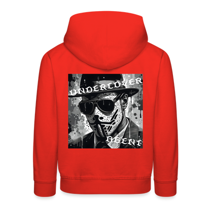 UNDERCOVER AGENT - CHILDREN'S HOODIE - red