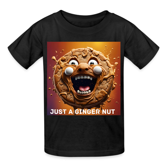 GINGER NUT - CHILDREN'S T-SHIRT - black