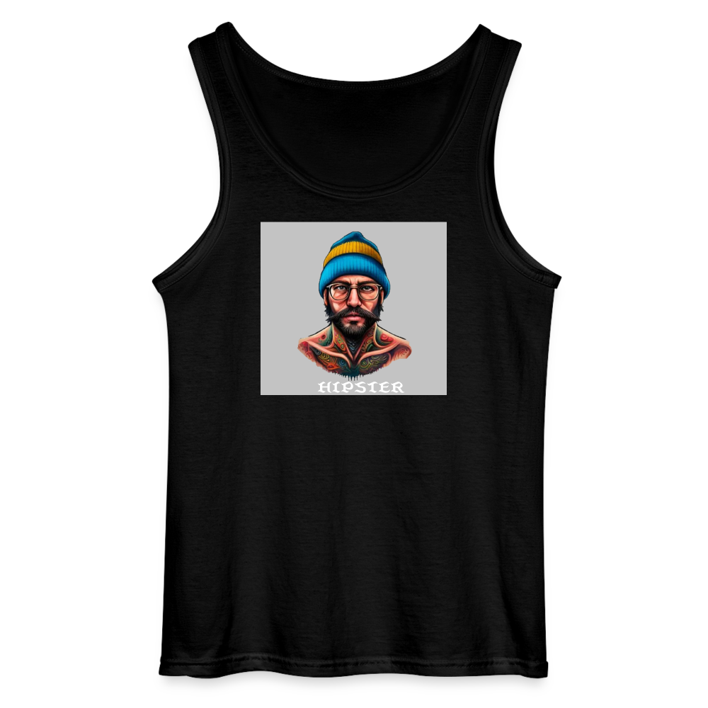 HIPSTER - MEN'S TANK TOP - black