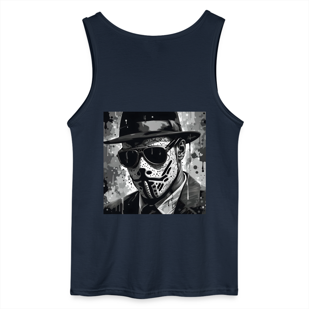 UNDERCOVER AGENT - MEN'S TANK TOP - navy