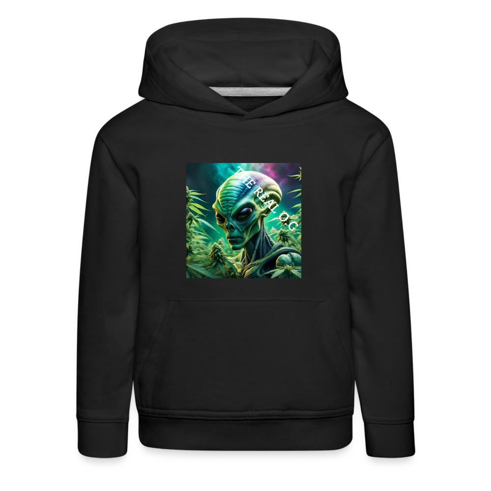 THE REAL ALIEN O.G!! - CHILDREN'S HOODIE - black