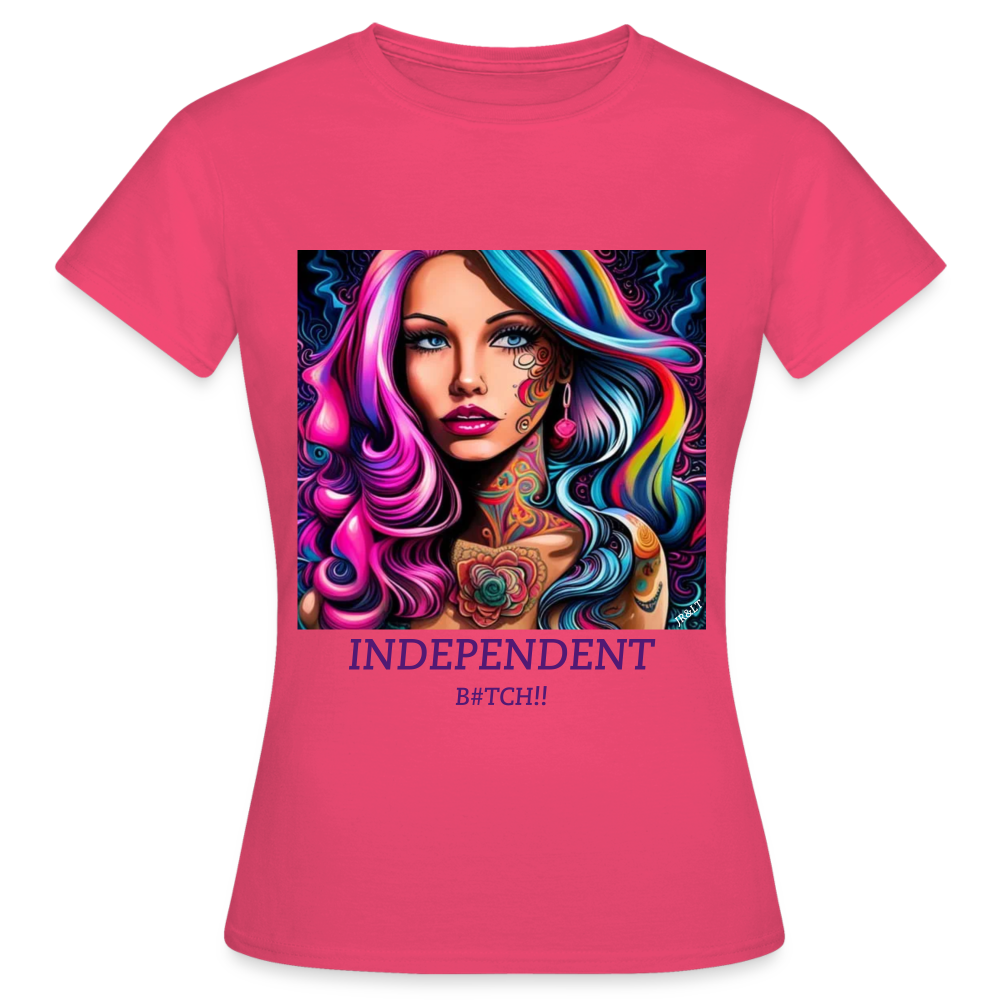 INDEPENDENT!! WOMEN'S CLASSIC T-SHIRT - azalea