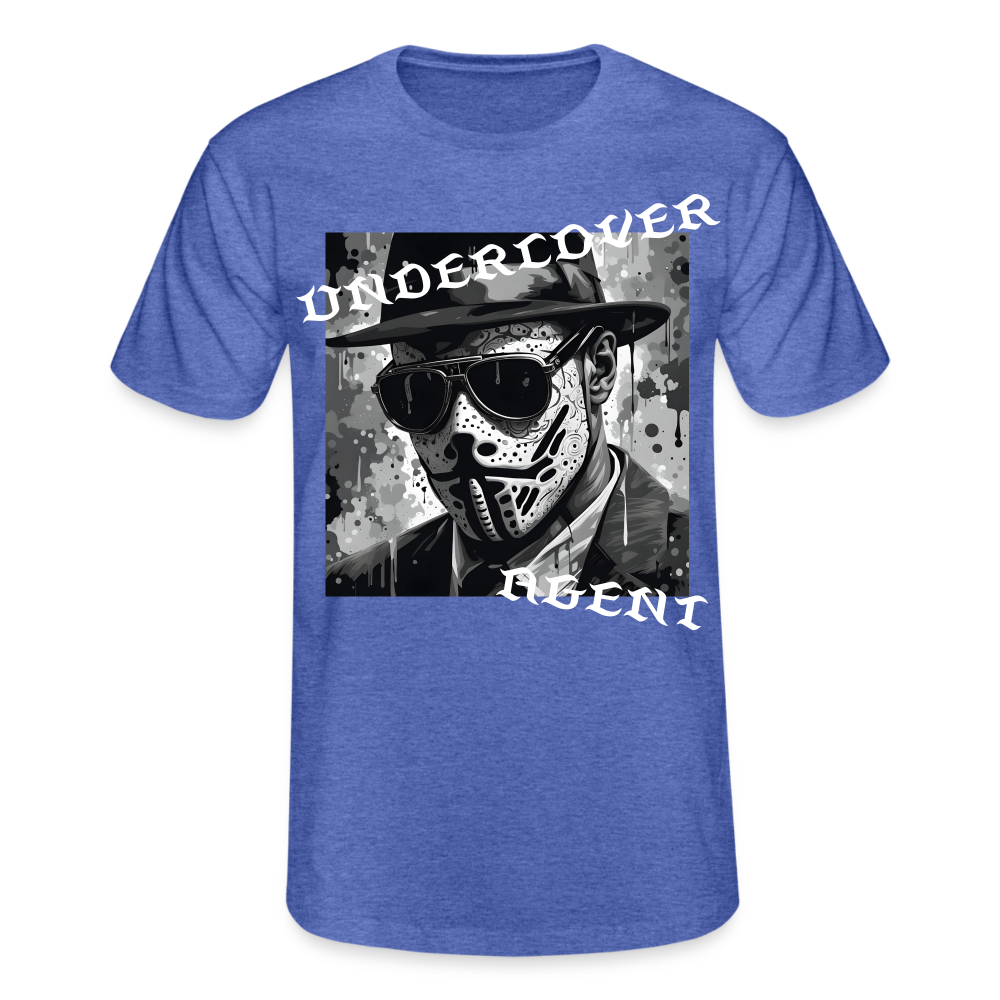 UNDERCOVER AGENT - MEN'S  CLASSIC T-SHIRT - heather blue