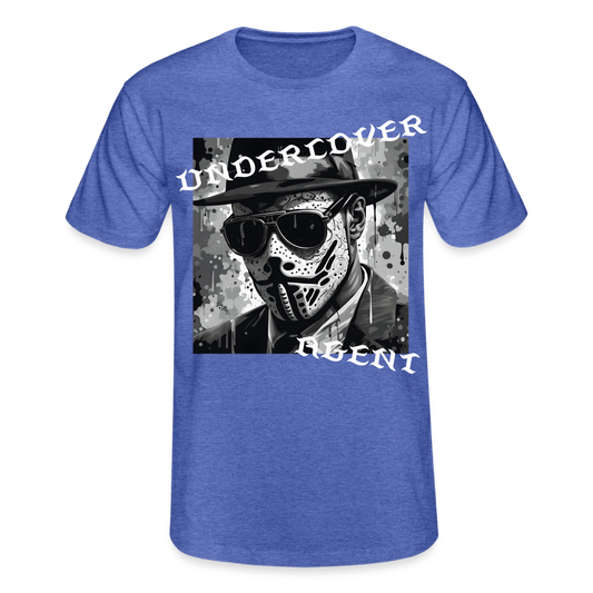 UNDERCOVER AGENT - MEN'S  CLASSIC T-SHIRT - heather blue