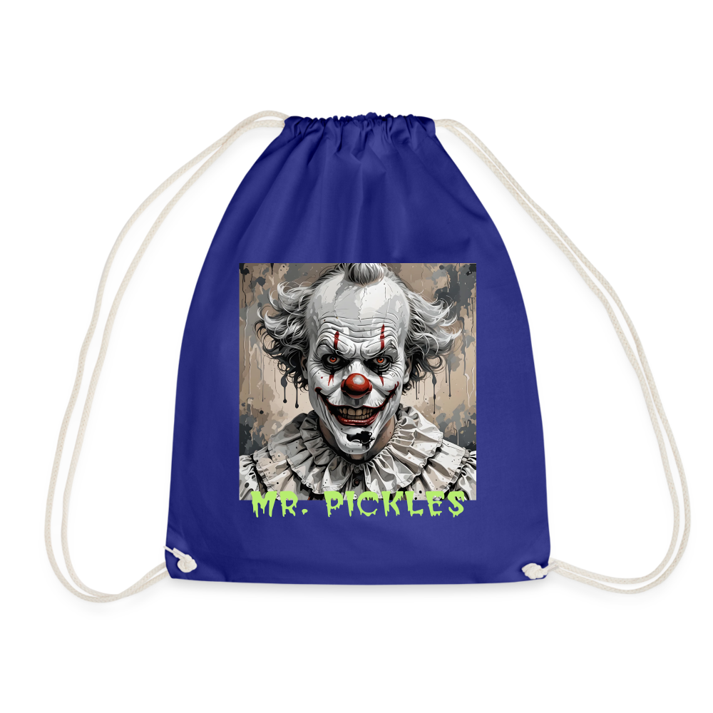 MR. PICKLES - DRAWSTRING BAG - royal blue