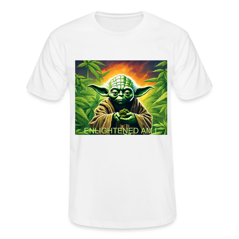 ENLIGHTENED YODA - MEN'S CLASSIC T-SHIRT - white