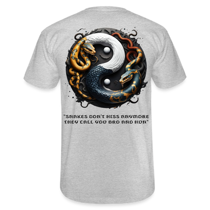 YING YANG - MEN'S CLASSIC T-SHIRT - heather grey