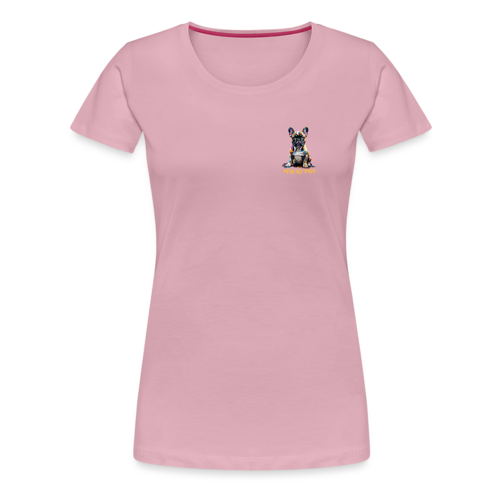 MUCKY PUP!! - WOMENS PREMIUM T-SHIRT - rose shadow