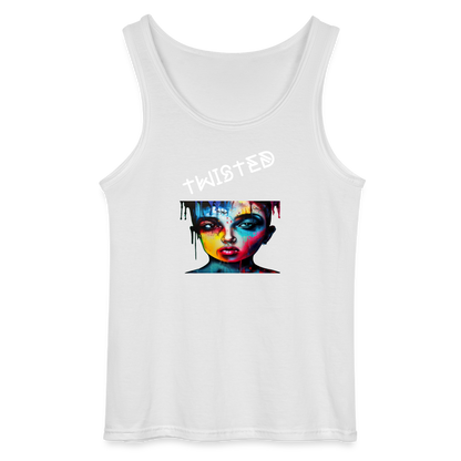 TWISTED - MEN'S TANK TOP - white