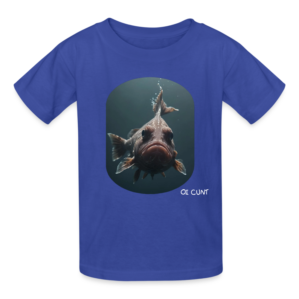 OI CUNT!! CHILDREN'S T-SHIRT - royal blue