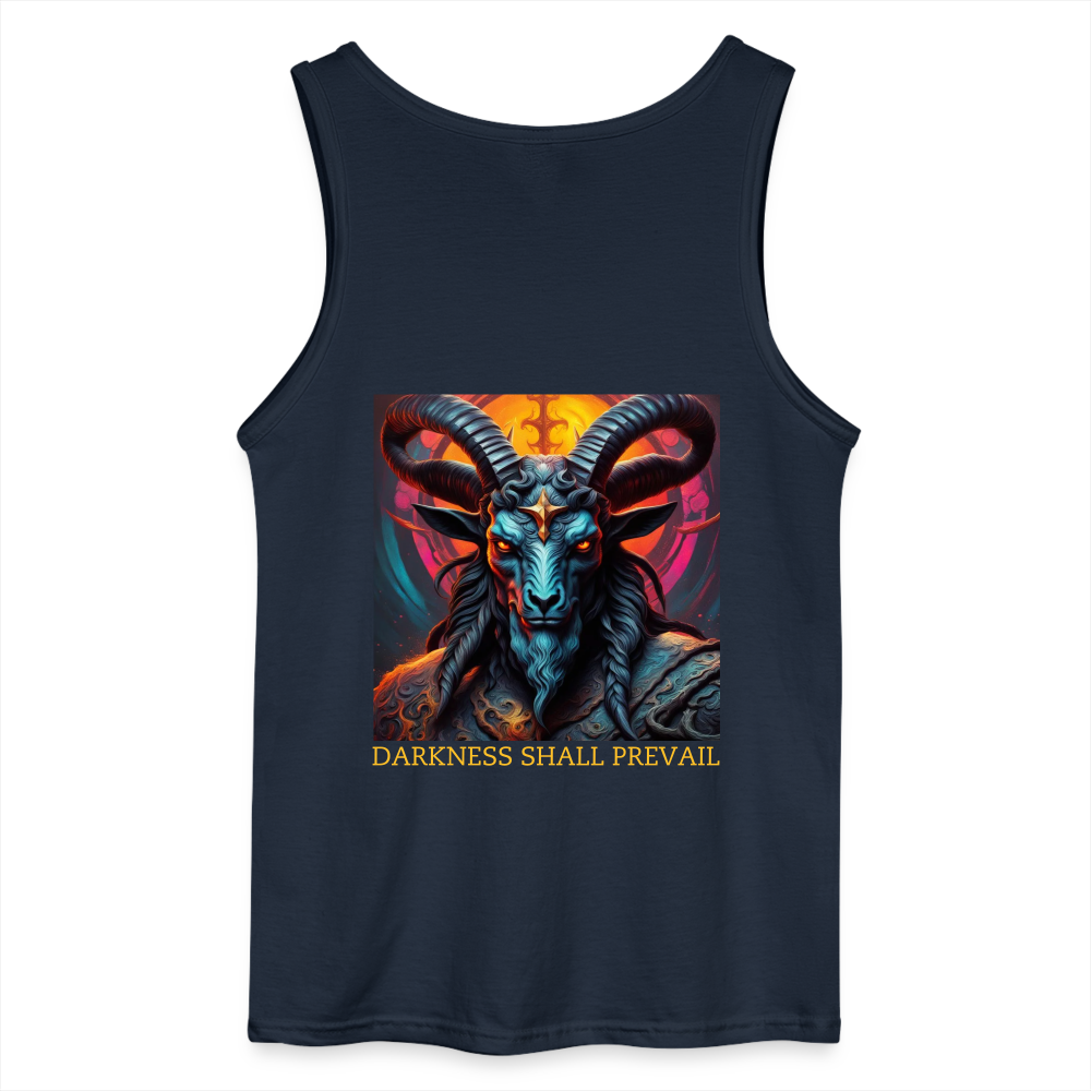 BAPHOMET- MEN'S TANK TOP - navy