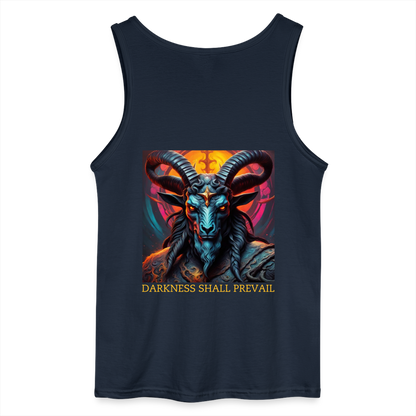 BAPHOMET- MEN'S TANK TOP - navy