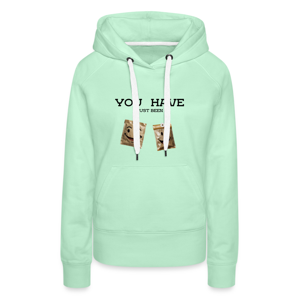 TEA BAGGED - WOMEN'S HOODIE - light mint