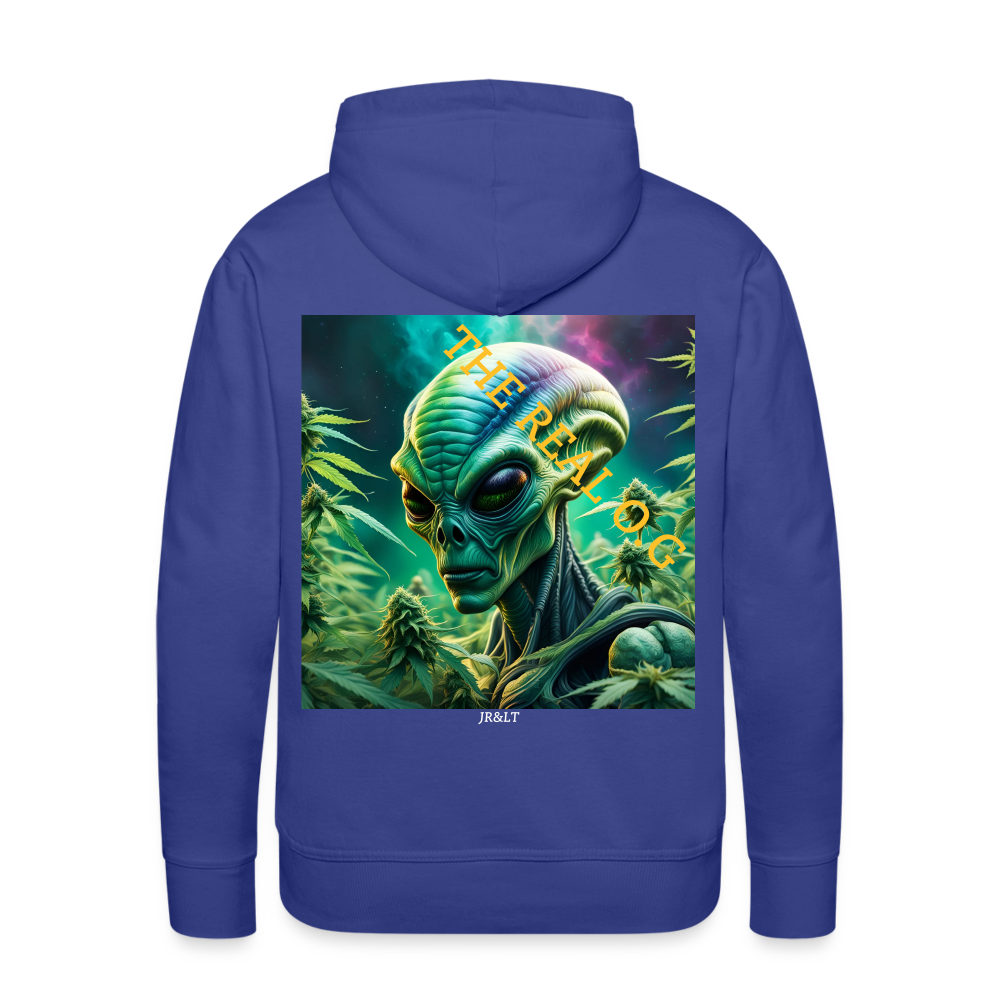 THE REAL ALIEN O.G!! MENS HOODIE - royal blue