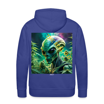 THE REAL ALIEN O.G!! MENS HOODIE - royal blue