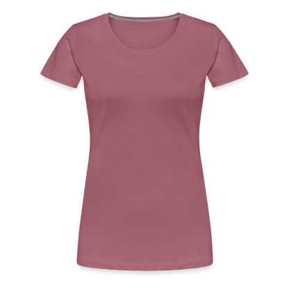 F#CK THE SYSTEM WOMEN'S PREMIUM T-SHIRT - mauve