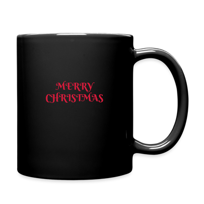 BLACK SANTA!! FULL COLOUR MUG - black