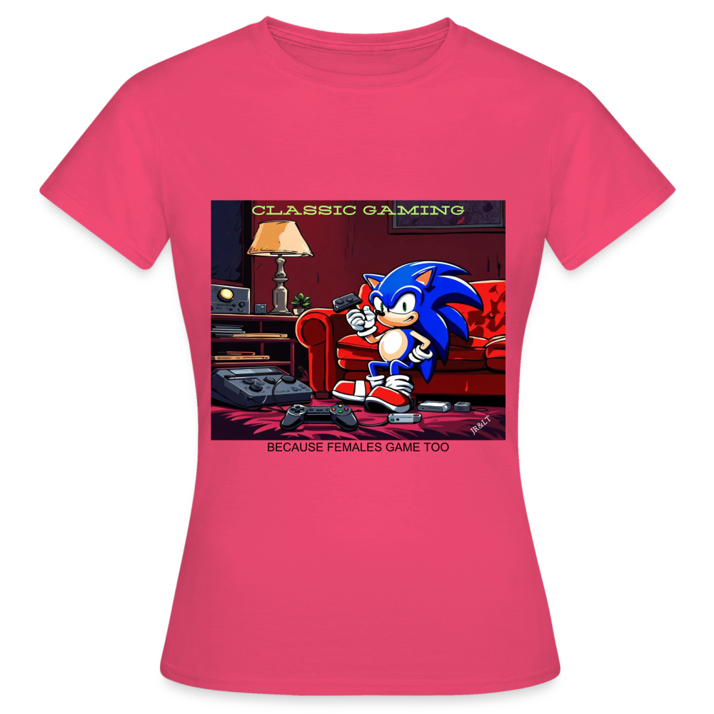 CLASSIC GAMING - WOMEN'S CLASSIC T-SHIRT - azalea