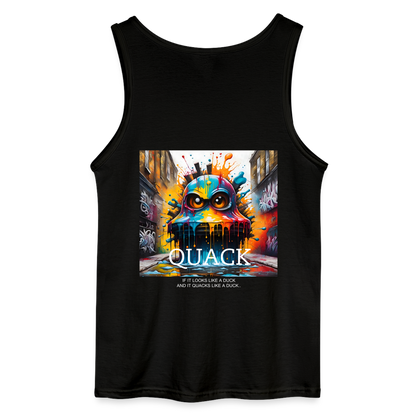 QUACK- MEN'S TANK TOP - black