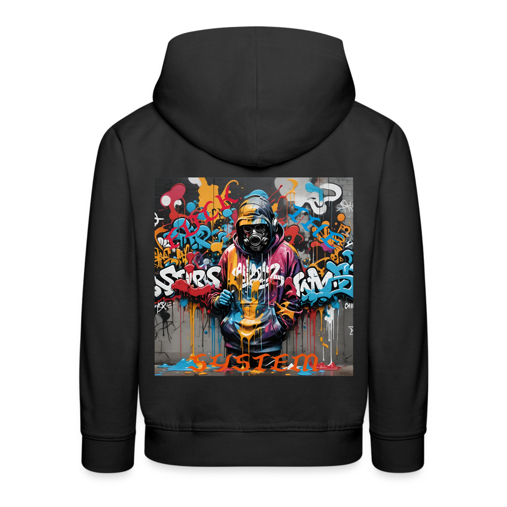 F#CK THE SYSTEM CHILDREN'S HOODIE - black