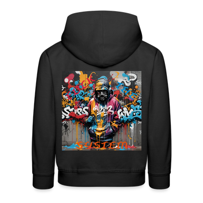 F#CK THE SYSTEM CHILDREN'S HOODIE - black