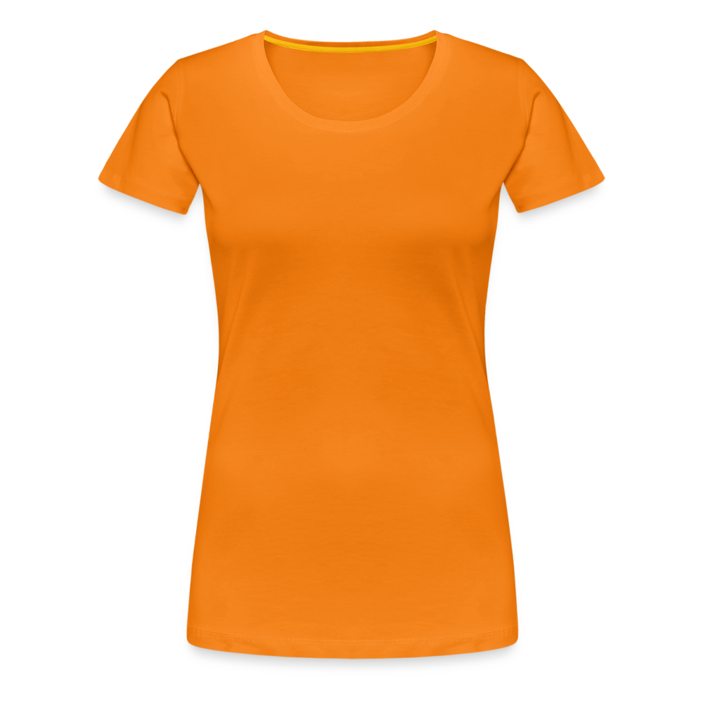 F#CK THE SYSTEM WOMEN'S PREMIUM T-SHIRT - orange