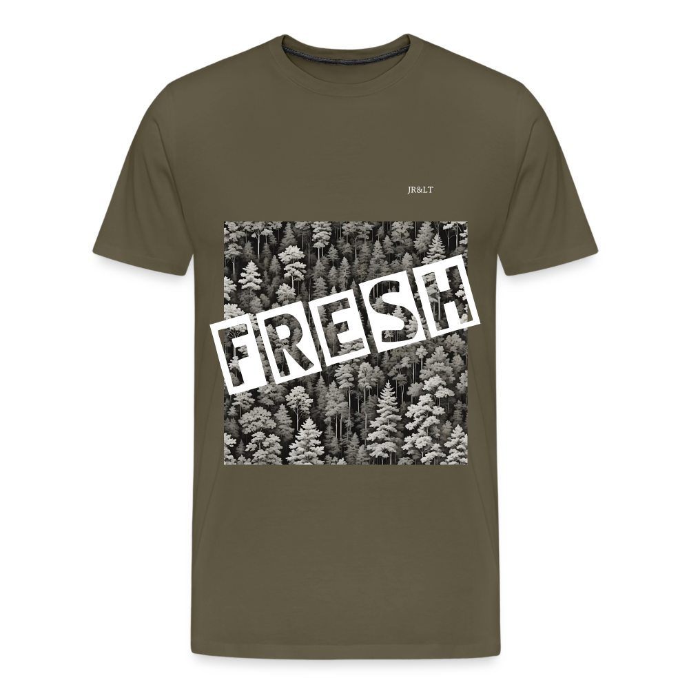 FRESH - MEN'S PREMIUM T-SHIRT - khaki