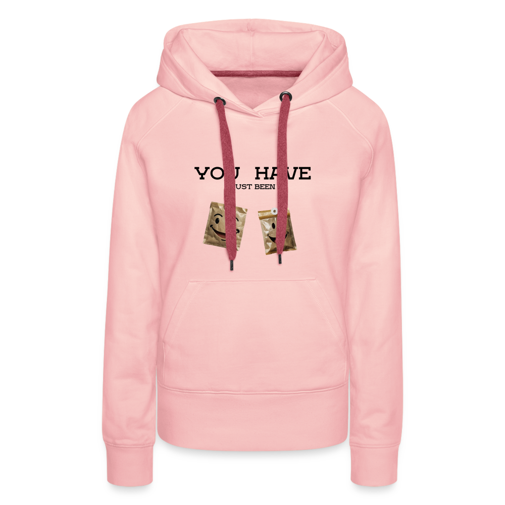 TEA BAGGED - WOMEN'S HOODIE - crystal pink