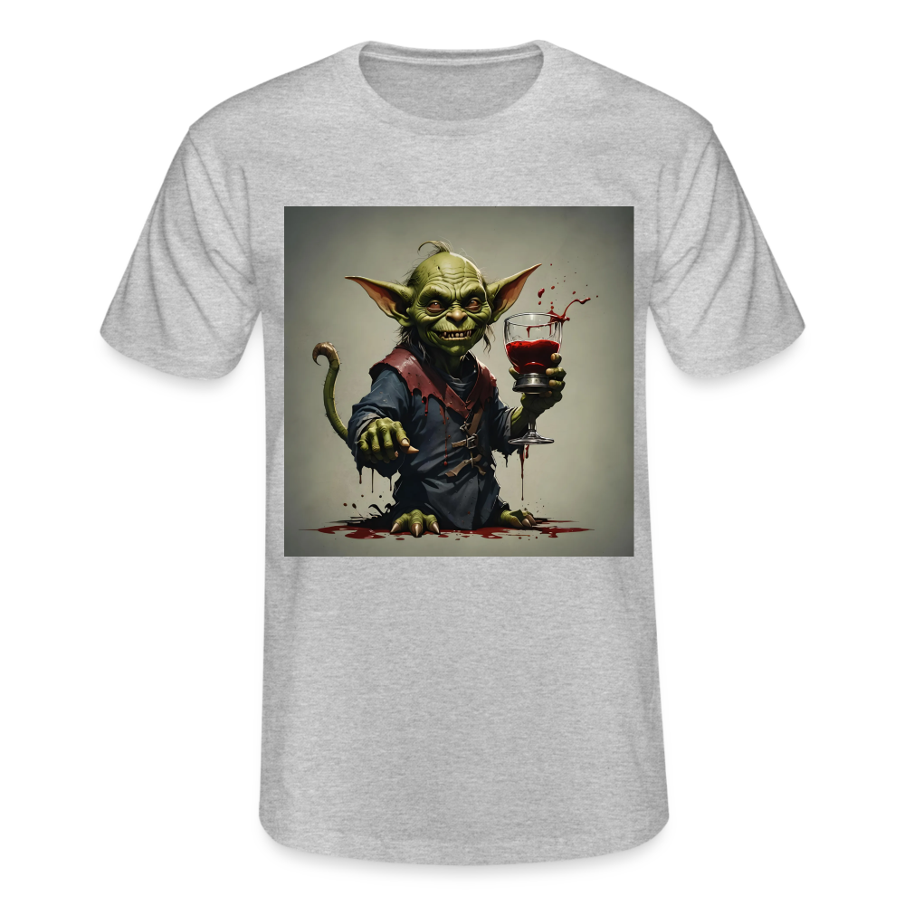 GOBLIN WITH A GOBLET!! MEN'S CLASSIC T-SHIRT - heather grey