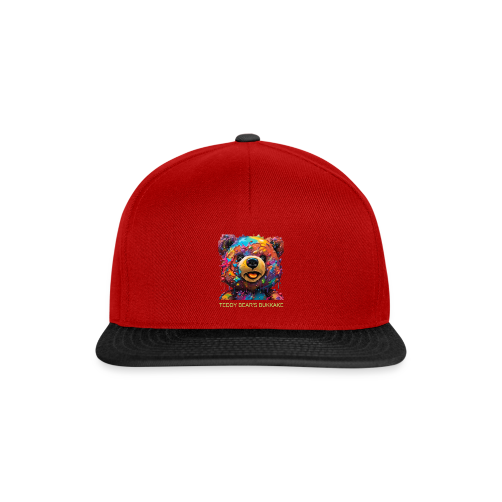 TEDDY BEAR'S BUKKAKE!! SNAP BACK - red/black