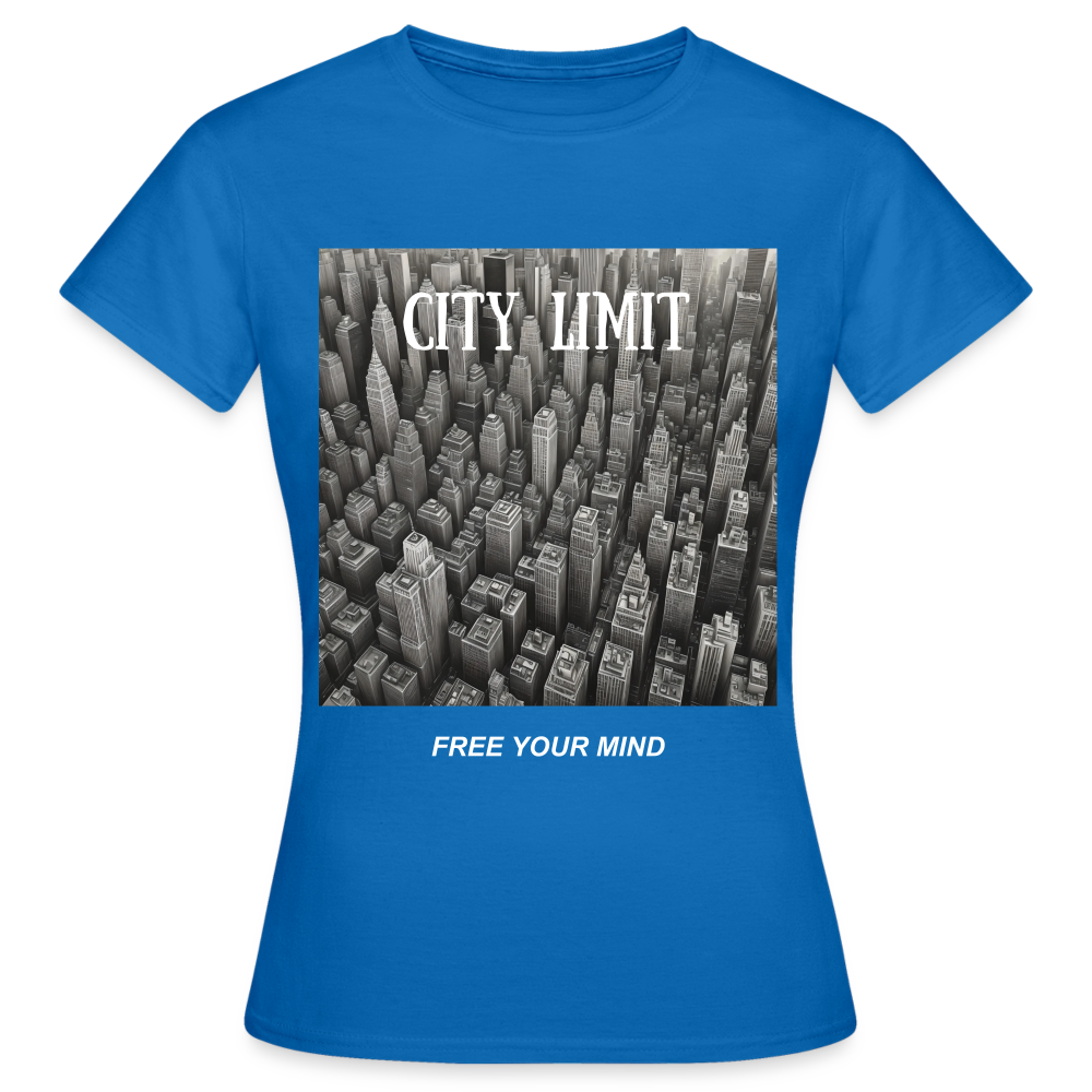 CITY LIMIT - WOMEN'S CLASSIC T-SHIRT - royal blue