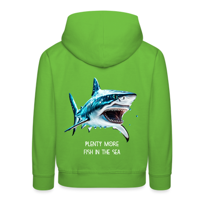 PLENTY MORE FISH IN THE SEA - CHILREN'S HOODIE - light green