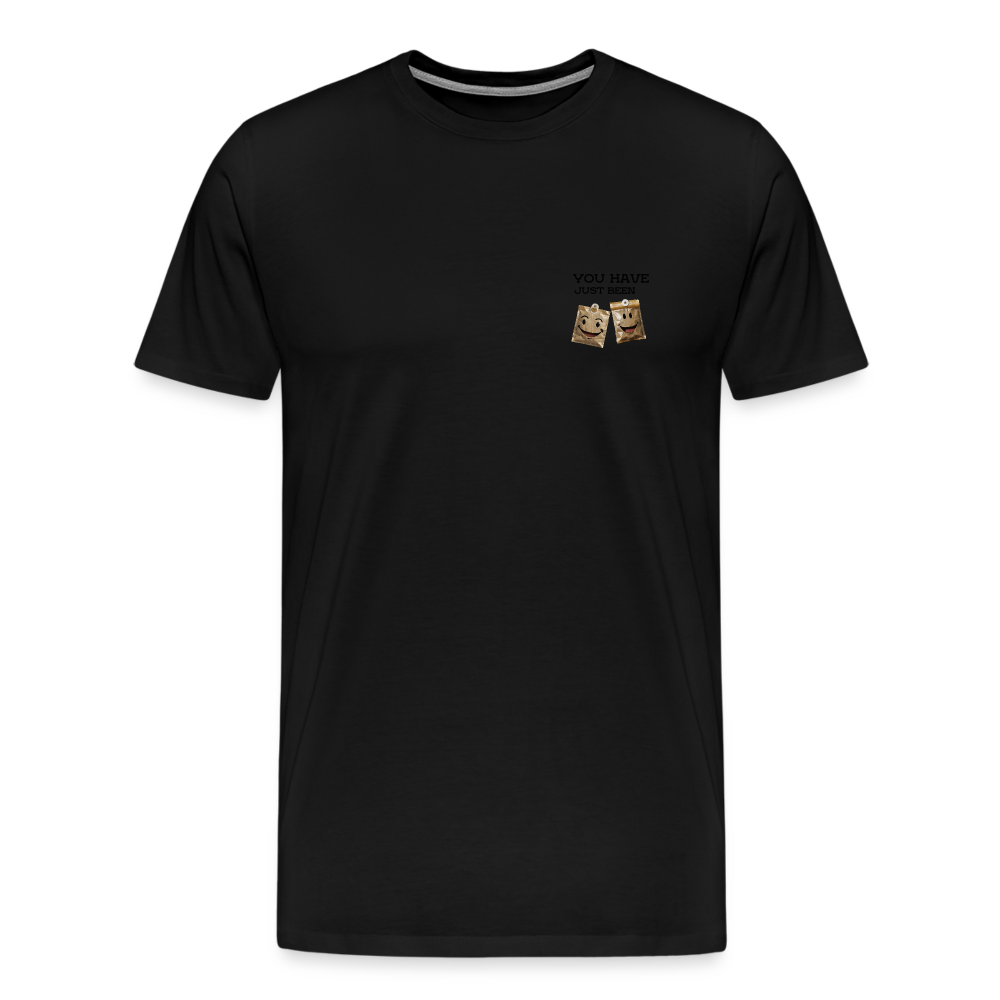 TEA BAGGED - MEN'S PREMIUM T-SHIRT - black