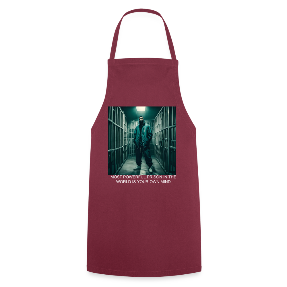 MOST POWERFUL - ADULT APRON - bordeaux