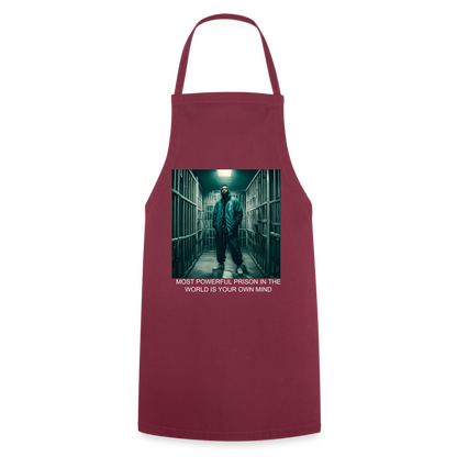 MOST POWERFUL - ADULT APRON - bordeaux