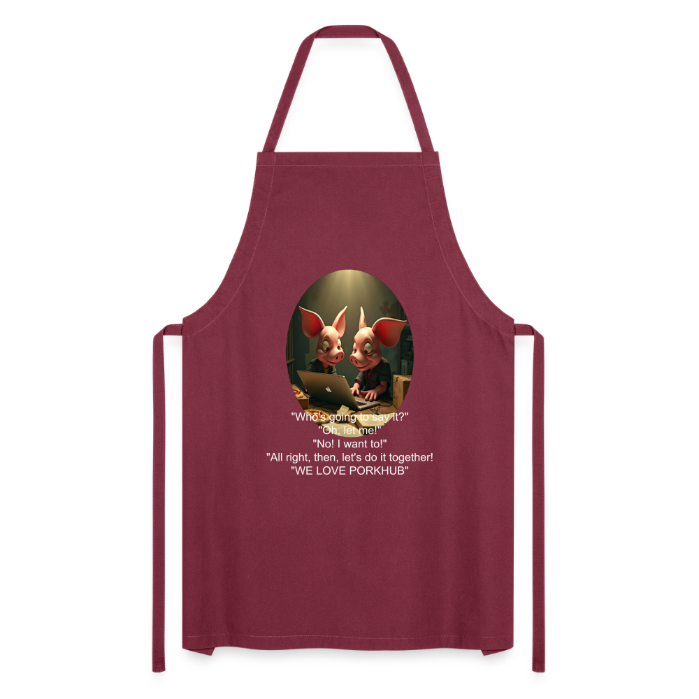 APPRECIATION - ADULT APRON - bordeaux