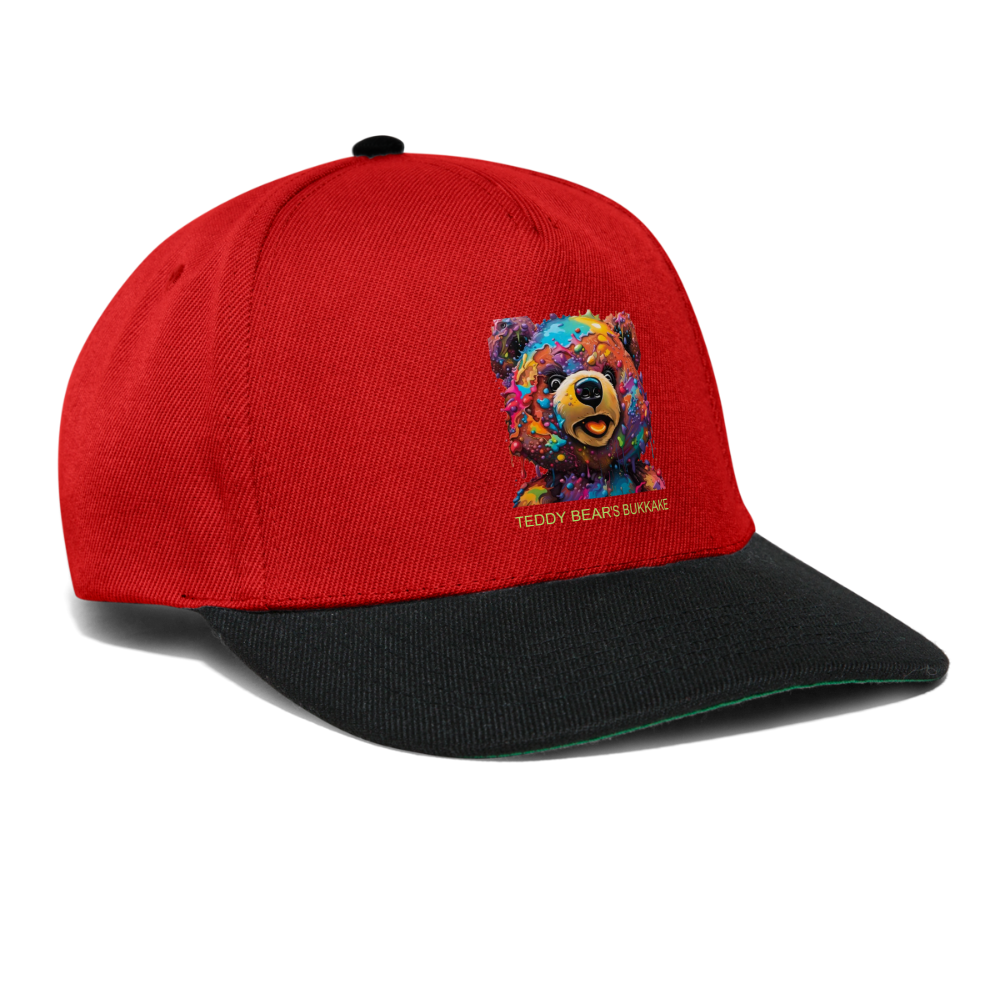 TEDDY BEAR'S BUKKAKE!! SNAP BACK - red/black