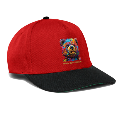 TEDDY BEAR'S BUKKAKE!! SNAP BACK - red/black