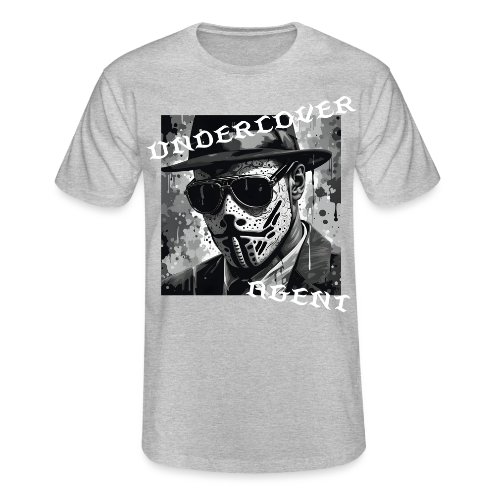 UNDERCOVER AGENT - MEN'S  CLASSIC T-SHIRT - heather grey