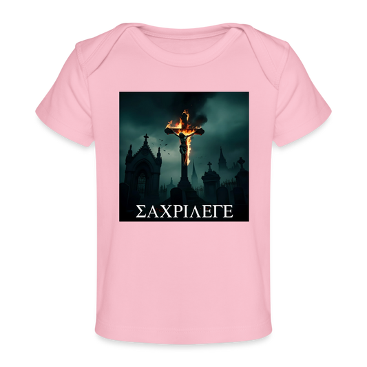 SACRILEGE - BABY T-SHIRT - light pink