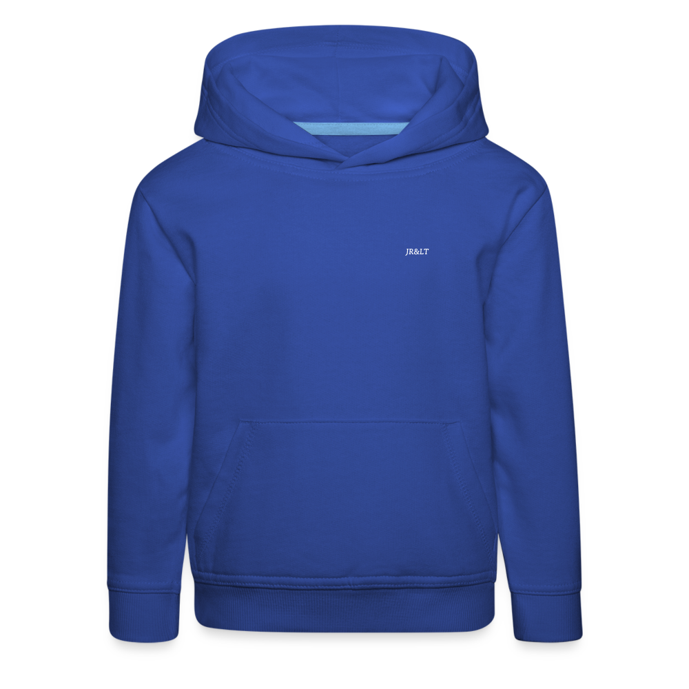 JR&LT'S CLASSIC LOGO CHILDREN'S HOODIE - royal blue