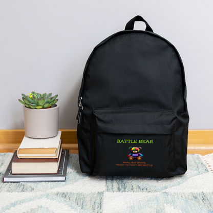 BATTLE BEAR!! BACKPACK - black