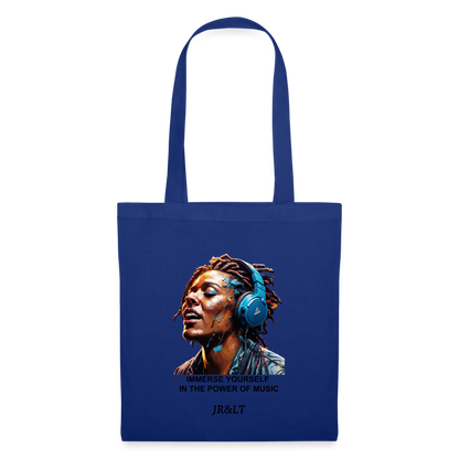 IMMERSE YOURSELF IN THE MUSIC!! TOTE BAG - royal blue