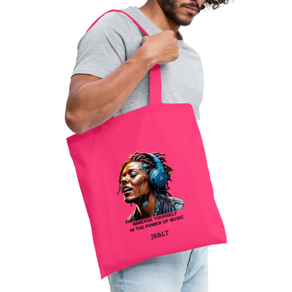 IMMERSE YOURSELF IN THE MUSIC!! TOTE BAG - azalea