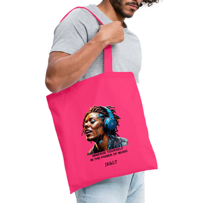 IMMERSE YOURSELF IN THE MUSIC!! TOTE BAG - azalea