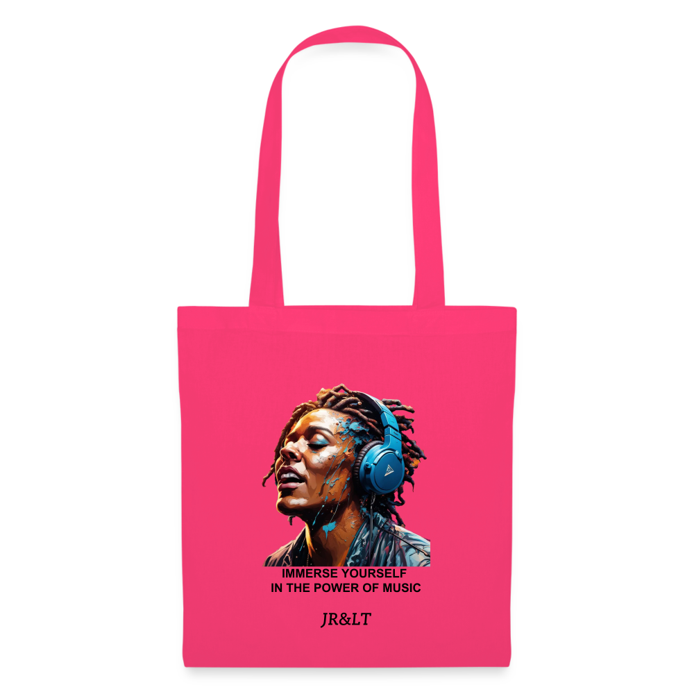 IMMERSE YOURSELF IN THE MUSIC!! TOTE BAG - azalea