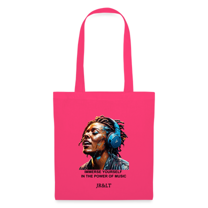 IMMERSE YOURSELF IN THE MUSIC!! TOTE BAG - azalea