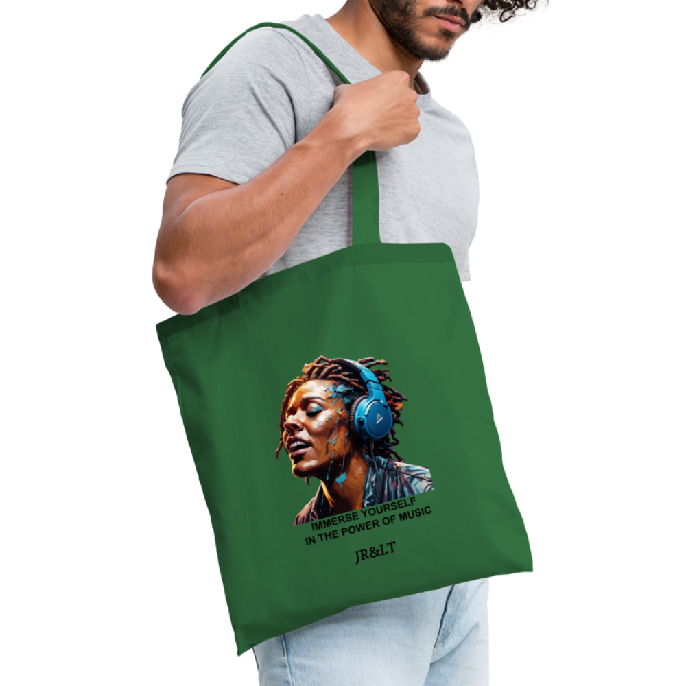 IMMERSE YOURSELF IN THE MUSIC!! TOTE BAG - evergreen