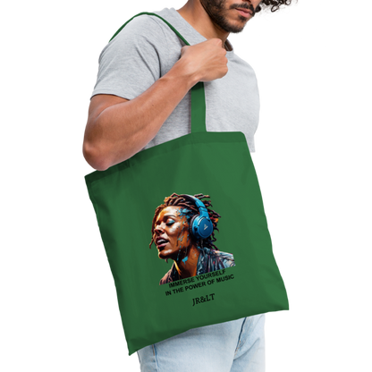 IMMERSE YOURSELF IN THE MUSIC!! TOTE BAG - evergreen